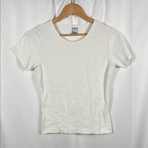 Regatta Classic White Women's T-Shirt Medium‎ 100% Cotton Short Sleeve Stretch
